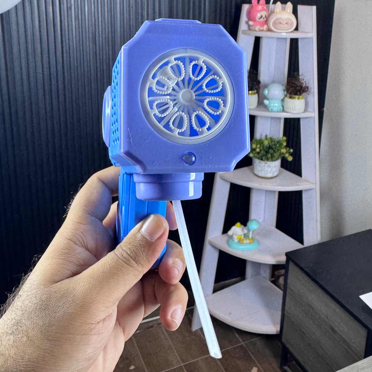 8-Hole Automatic Bubble Gun with LED Lights - TodsKart