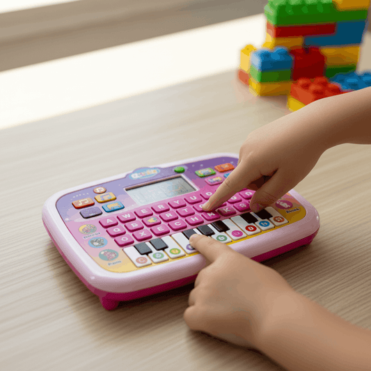 Kids Educational Learning Laptop Toy – Interactive ABC, Numbers & Music Computer with 8 Learning Modes - TodsKart