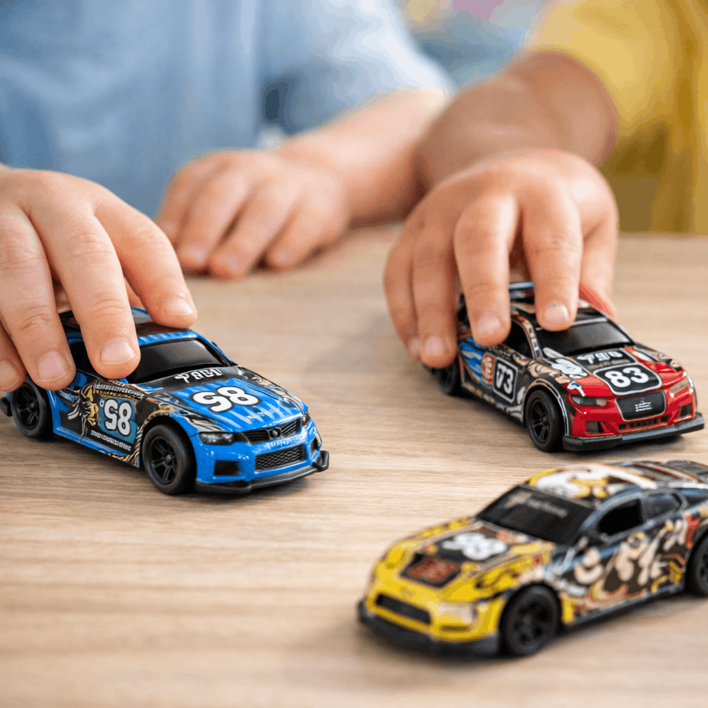 4 - Pack Die - Cast Metal Toy Cars Set – Mini Racing Cars Collection for Kids - TodsKart