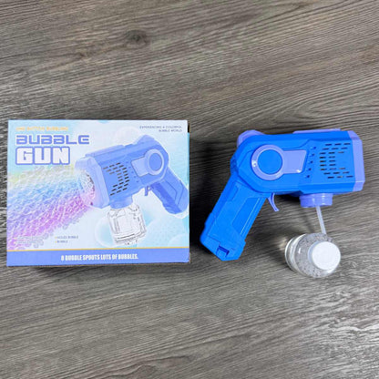 8-Hole Automatic Bubble Gun with LED Lights - TodsKart