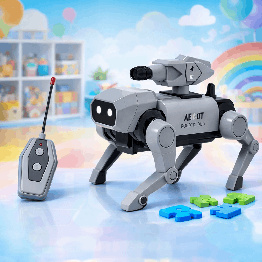 Smart RC Robotic Dog Toy – Remote Control Walking Robot Puppy with Lights & Interactive Play for Kids