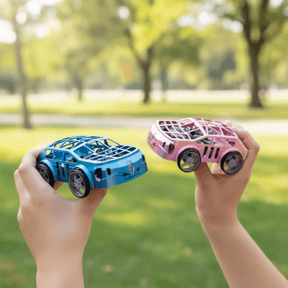 Air Falcon Flying Car Drone – 2 - in - 1 Remote Control Car & Quadcopter with One - Key Takeoff, Headless Mode & LED Lights - TodsKart
