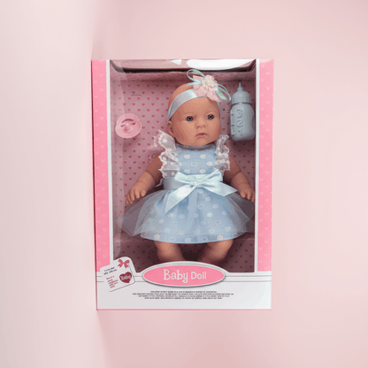 Baby Doll Set for Kids – Realistic Simulation Doll with Feeding Bottle & Accessories - TodsKart