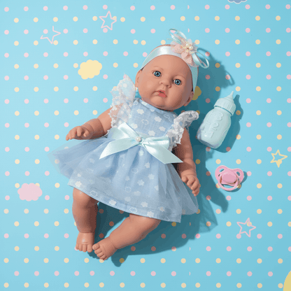 Baby Doll Set for Kids – Realistic Simulation Doll with Feeding Bottle & Accessories - TodsKart