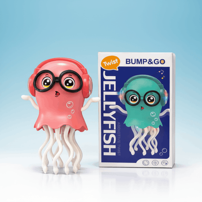 Bump & Go Jellyfish Toy with Lights & Music – Interactive Dancing Toy for Kids - TodsKart