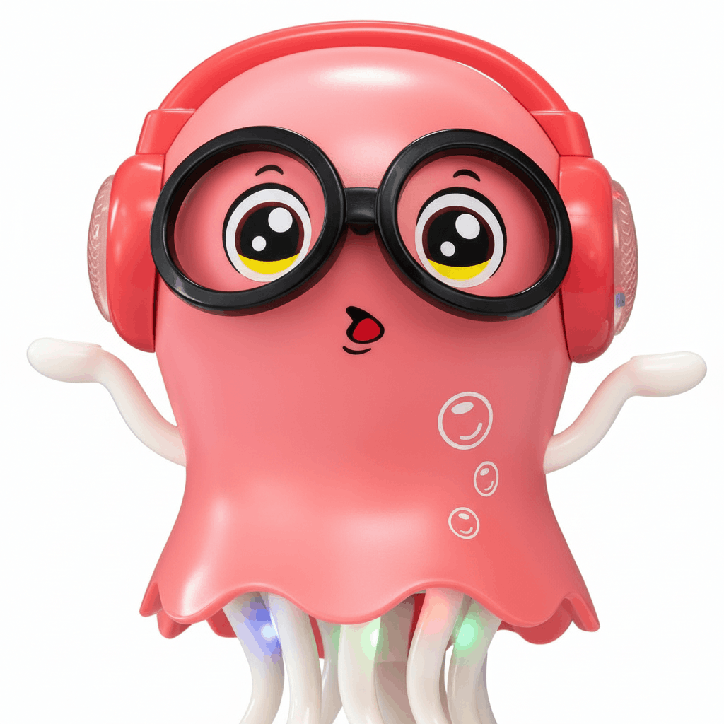 Bump & Go Jellyfish Toy with Lights & Music – Interactive Dancing Toy for Kids - TodsKart