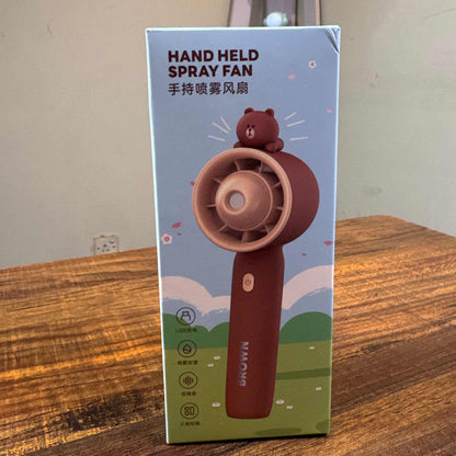 Cute Bear Mini Spray Fan - TodsKart