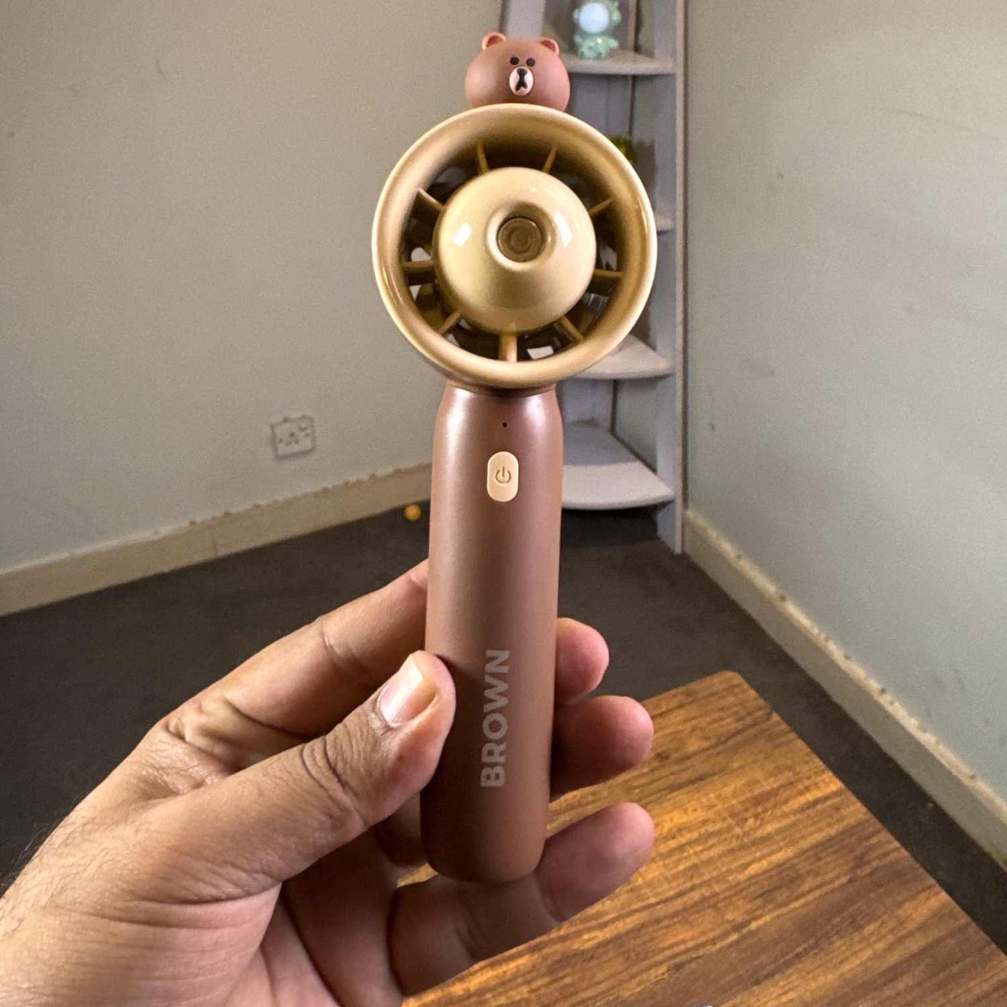 Cute Bear Mini Spray Fan - TodsKart