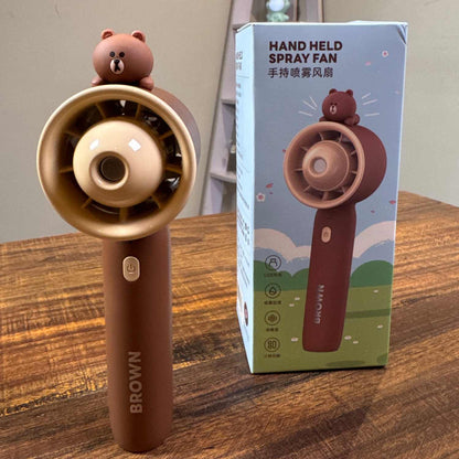 Cute Bear Mini Spray Fan - TodsKart