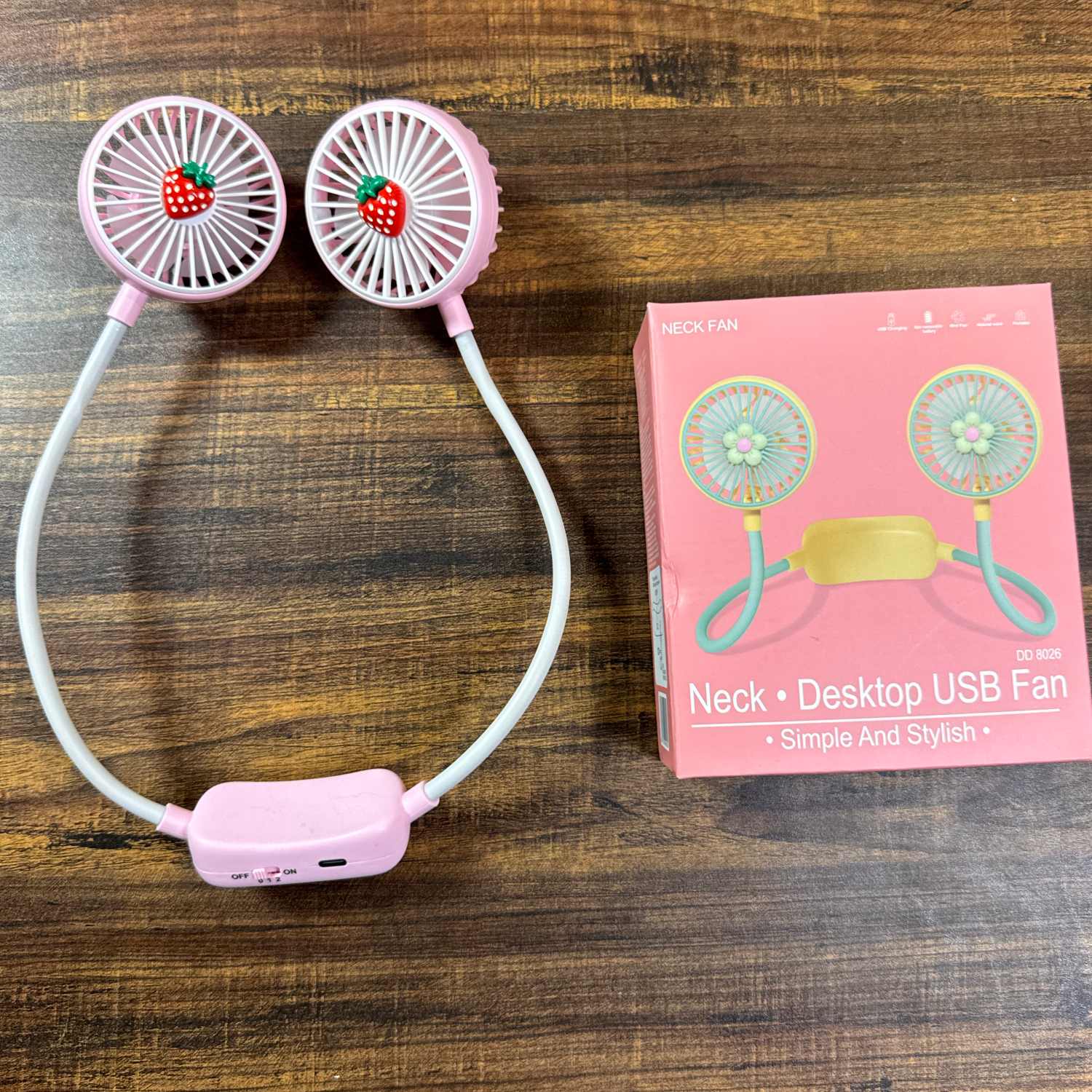 Dual Head Neck Fan - TodsKart