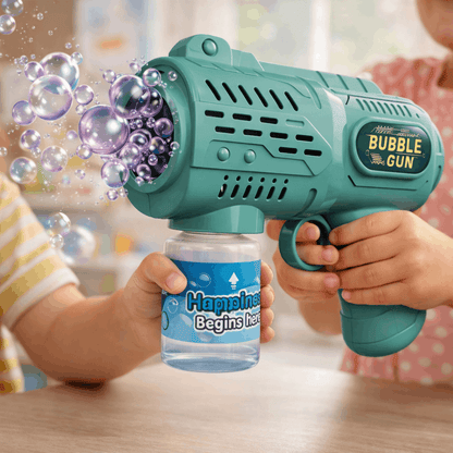 Electric Bubble Gun for Kids – Automatic Bubble Blaster Toy with Bubble Solution | Fun Outdoor & Indoor Bubble Machine Toy for Boys & Girls - TodsKart