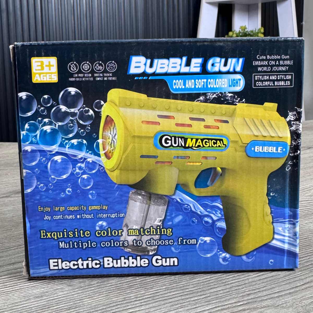 Electric Bubble Gun with LED Lights - TodsKart
