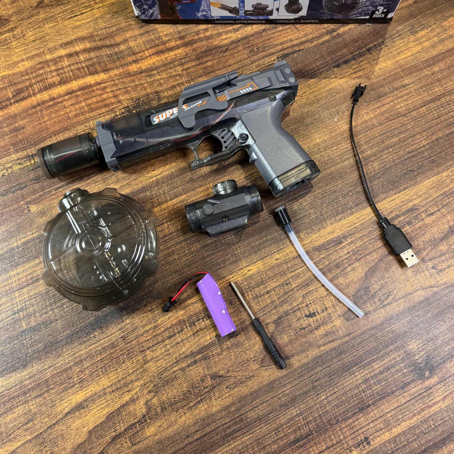 Electric Continuous Spray Water Gun - TodsKart