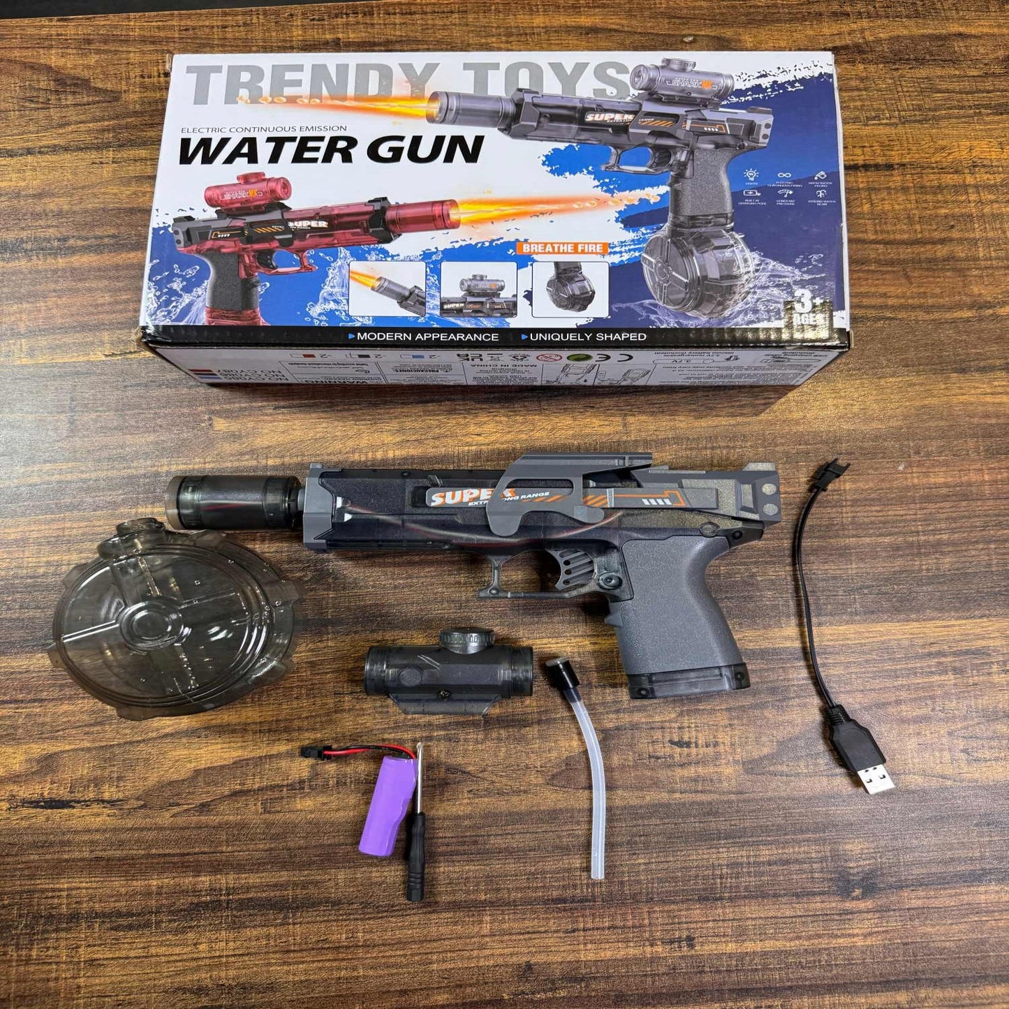 Electric Continuous Spray Water Gun - TodsKart