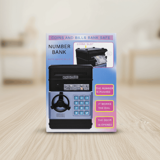Kids Electronic ATM – Password Money Saving Bank with Coin Slot & Auto Bill Insert for Children - TodsKart