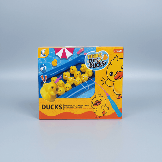 Kids Magnetic Fishing Game – Cute Ducks Fishing Toy Set with Magnetic Rod for Toddlers - TodsKart