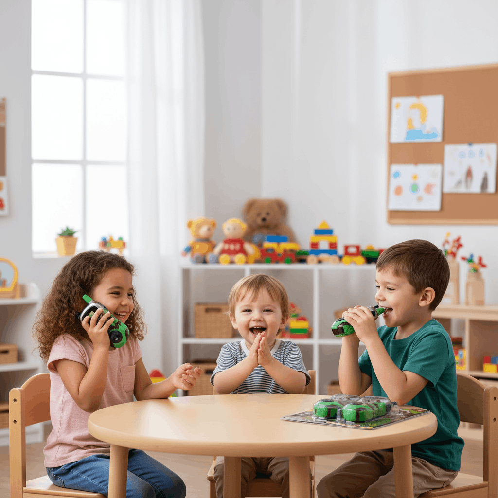 Kids Walkie Talkie Set – 2 Player Long Range Interphone Toy with 100M Range for Outdoor Adventure - TodsKart
