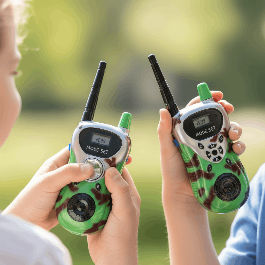 Kids Walkie Talkie Set – 2 Player Long Range Interphone Toy with 100M Range for Outdoor Adventure - TodsKart