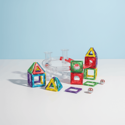 Magnetic Building Blocks Set (40 PCS) – Educational Marble Run Toy for Kids - TodsKart