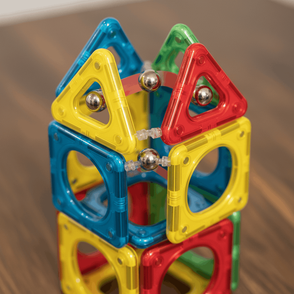 Magnetic Building Blocks Set (40 PCS) – Educational Marble Run Toy for Kids - TodsKart