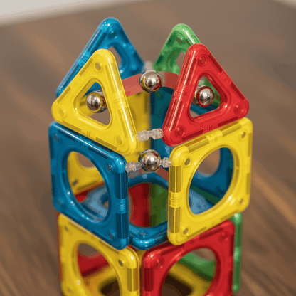 Magnetic Building Blocks Set (40 PCS) – Educational Marble Run Toy for Kids - TodsKart