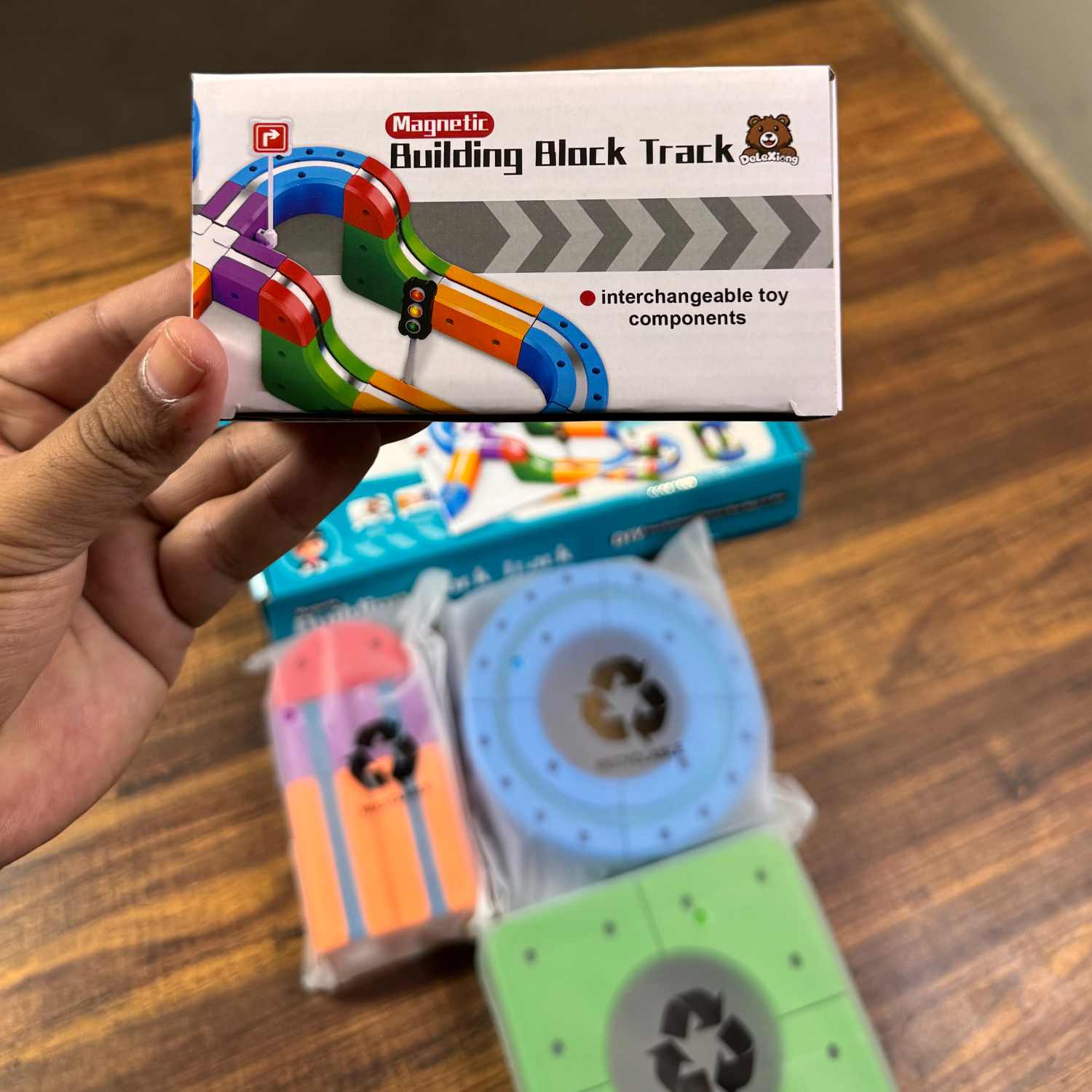 Magnetic Train Track Building Set - TodsKart