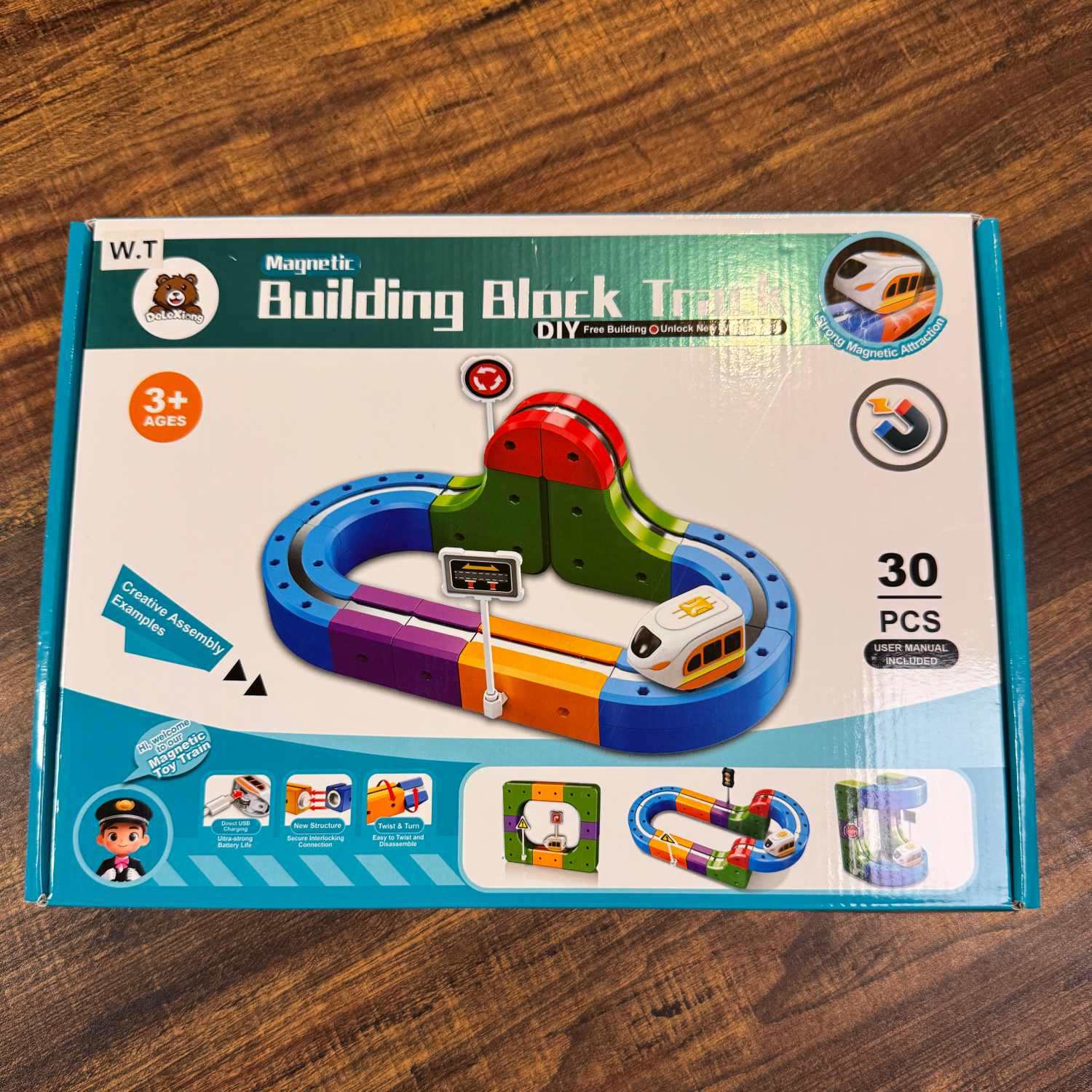 Magnetic Train Track Building Set - TodsKart
