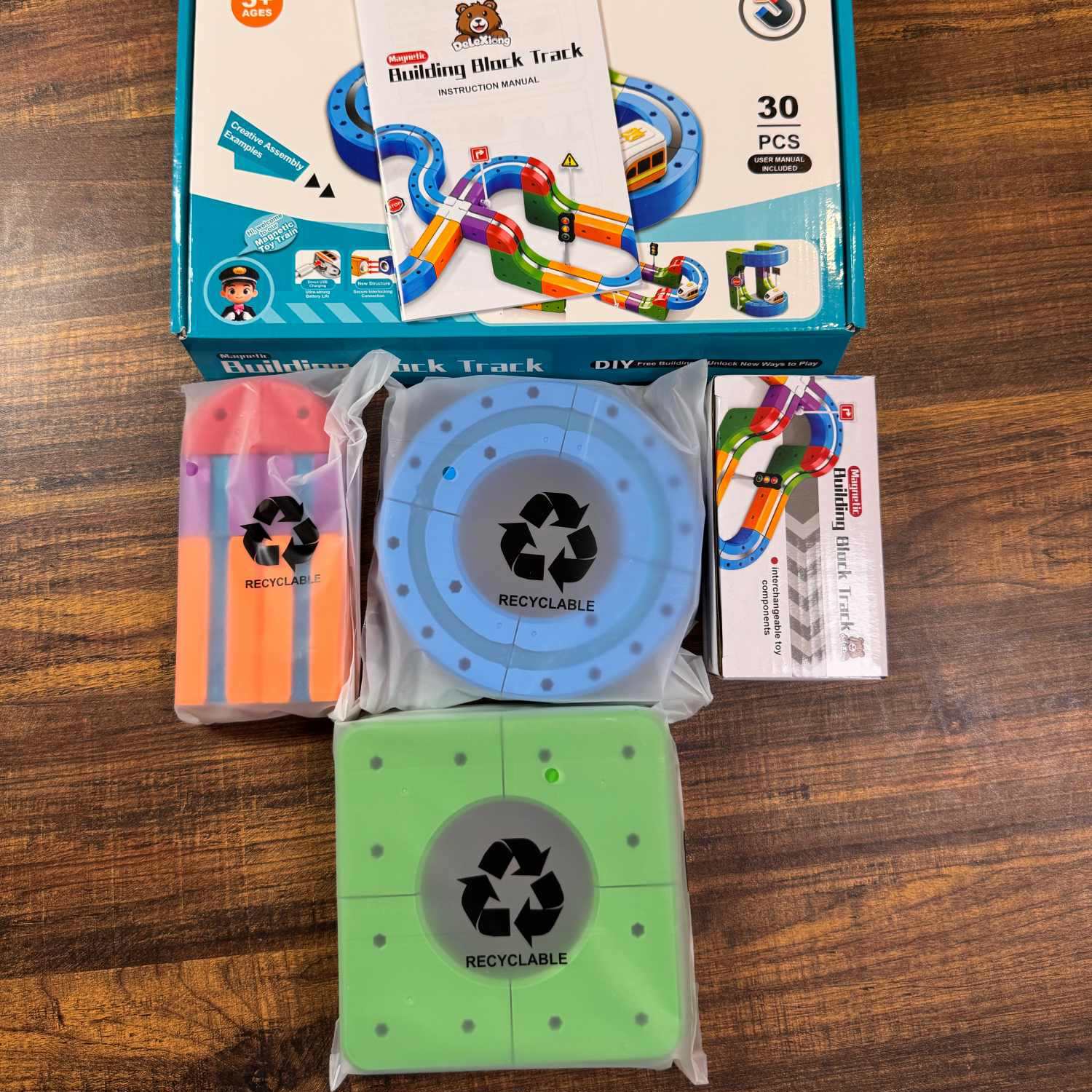 Magnetic Train Track Building Set - TodsKart