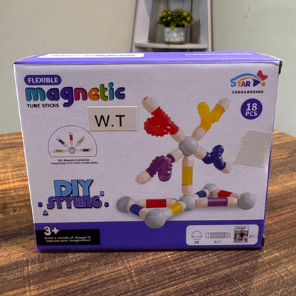 Magnetic Tube Sticks Building Set - TodsKart