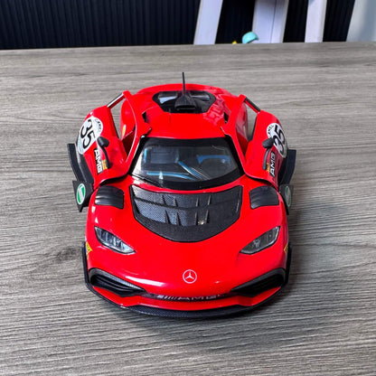 Mercedes-AMG ONE Die-Cast Model Car with Opening Doors, Lights & Sound – Red - TodsKart