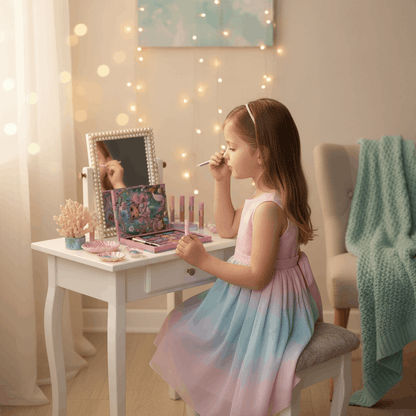 Mermaid Beauty Kit Makeup Set for Girls – Sparkle Mermaid Magic Makeup & Accessories Box - TodsKart