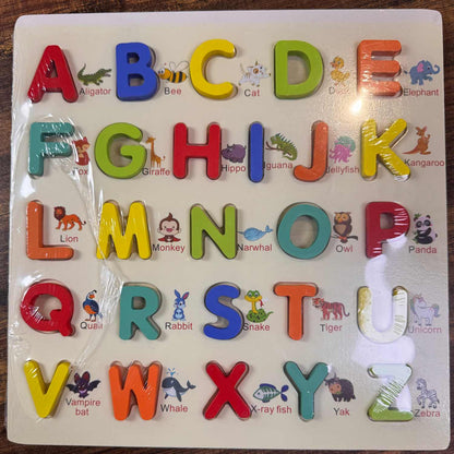 Montessori ABC Animal Wooden Board - TodsKart