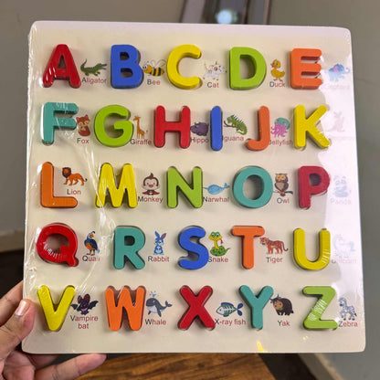 Montessori ABC Animal Wooden Board - TodsKart