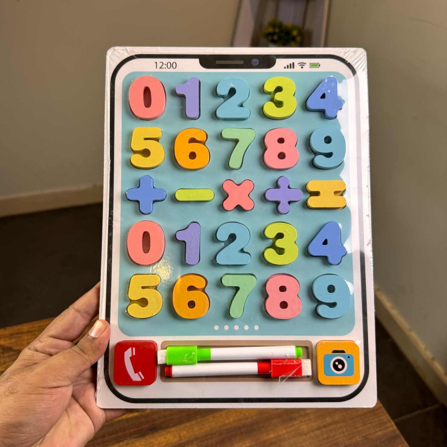 Montessori Alphabet & Number Learning Board - TodsKart