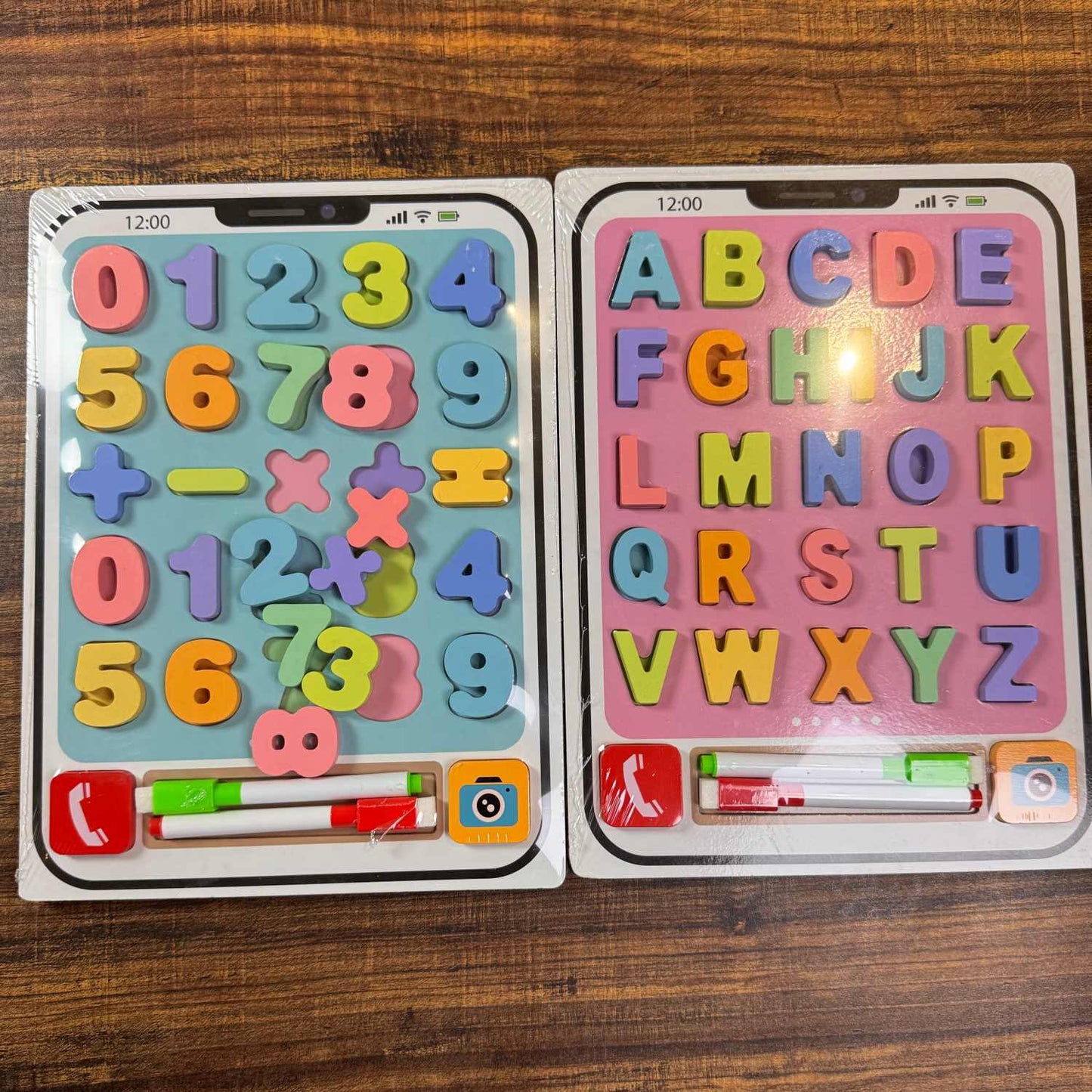 Montessori Alphabet & Number Learning Board - TodsKart