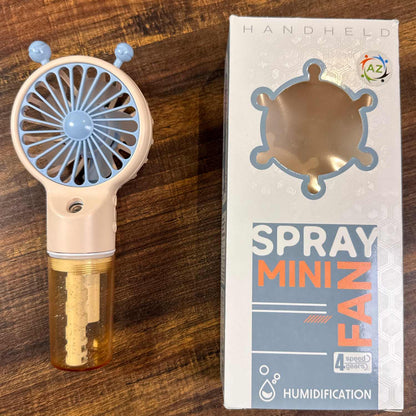 Portable Handheld Mist Fan with Water Spray & Rechargeable - TodsKart