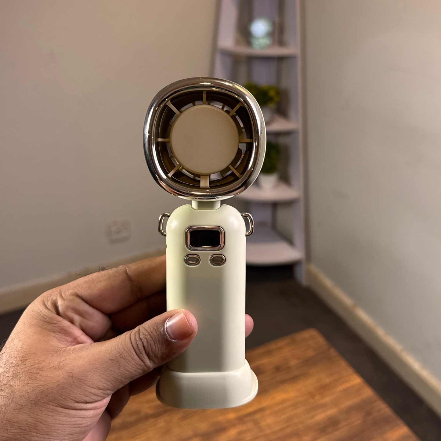 Portable Rechargeable Mini Fan with Display - TodsKart
