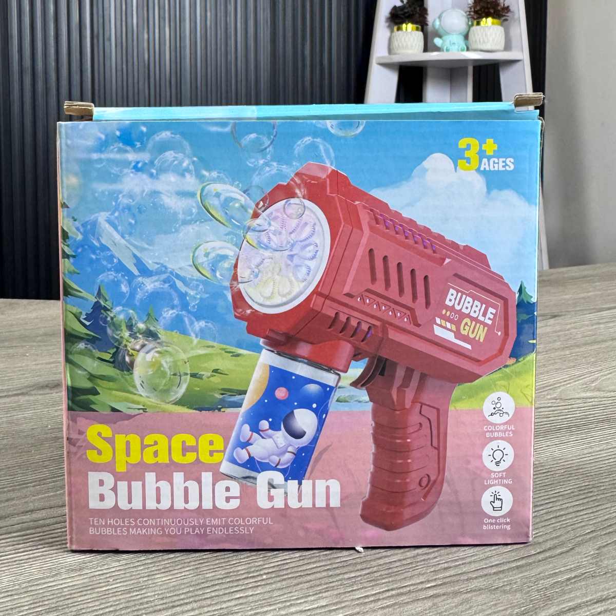 Space Bubble Gun with LED Lights - TodsKart