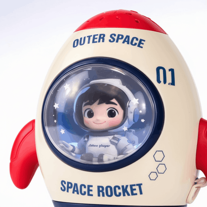Space Rocket Spray Toy with Lights & Music – Electric Bump & Go Mist Toy for Kids - TodsKart