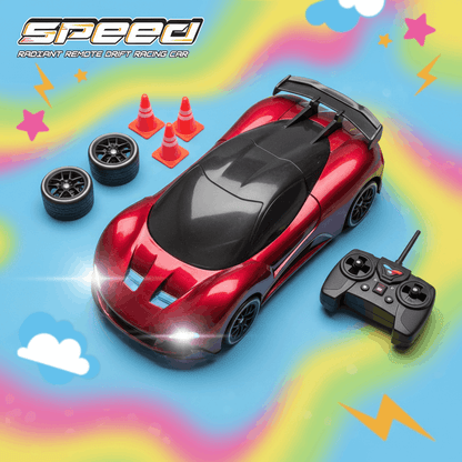 Speed Radiant RC Car | Night Drift Racing Car with 12 LED Light Modes & 3 - Speed Control - TodsKart