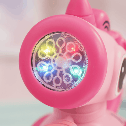 Unicorn Bubble Blaster Toy with Lights & Music - TodsKart