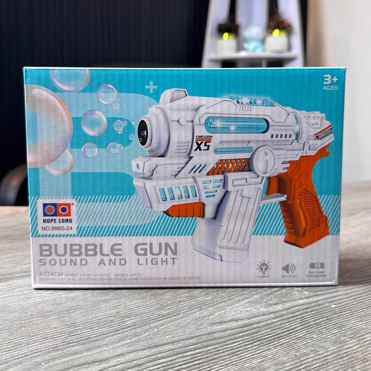 X5 Bubble Gun with Sound & Light - TodsKart
