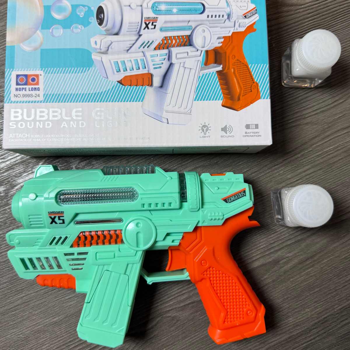 X5 Bubble Gun with Sound & Light - TodsKart